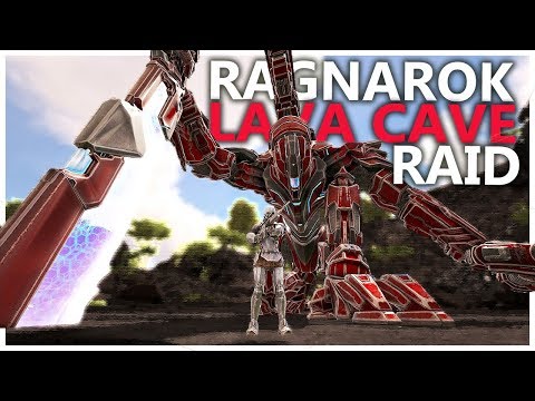 RAGNAROK LAVA CAVE RAID PART 1 - SMALL TRIBES S4E12 | Ark: Survival Evolved