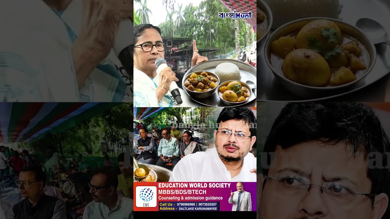 ঋতব্রতর একুশে জুলাইয়ে সয়াবিন আর ডিম-ভাত, কী খাওয়াচ্ছেন মমতা?