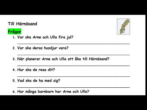 Frågor till till Härnösand