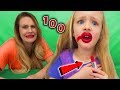 100 Layers of Lipstick Challenge! | Trinity and Beyond