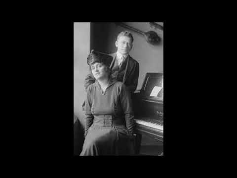 Massenet Élégie - Alma Gluck - Efrem Zimbalist - Rosario Bourdon - 1912