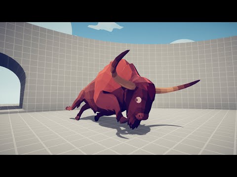 TABS | Giant Bison Vs Every Units Totally Accurate Battle Simulator