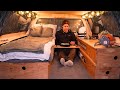 Solo Truck Cap Camping In Heavy Rain And Fog Sounds Of Camping Relaxing ASMR