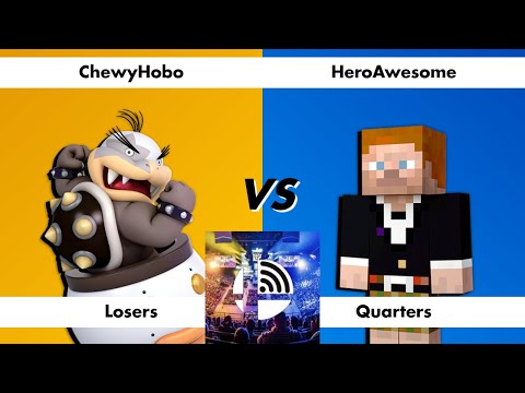 The Wifi Series #46 - Losers Quarter: PTM | ChewyHobo (Mortan/Mii Brawler) vs HeroAwesome (Steve)