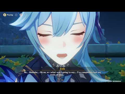 Eula is Drunk again on the New Event in Genshin Impact