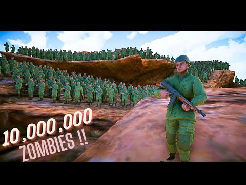 HUMANITY ARMY ON MOUNTAIN vs 10 MILLION ZOMBIES | Ultimate Epic Battle Simulator 2 UEBS 2