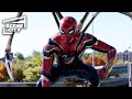 Peter Fights Doc Ock On The Highway Spider Man No Way Home