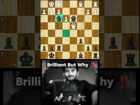 Brilliant Or Blunder KNIGHT sacrifice ‼️#chess #chessgame #chesscom
