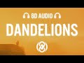 Ruth B Dandelions Lyrics 8D Audio