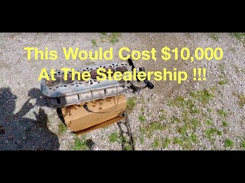 BMW M52tu M54 Easy And Complete Cylinder Head Removal Time Lapse