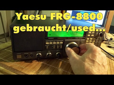 Yaesu FRG-8800 Kurzwellenempfänger gebraucht/used... Ob er geht?/will it work?