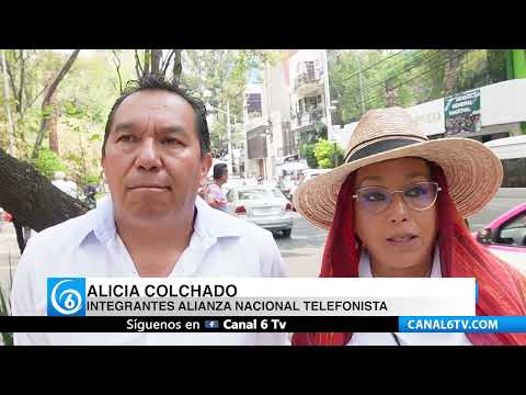 Video: Telefonistas de México piden reivindicar lucha por sus derechos laborales