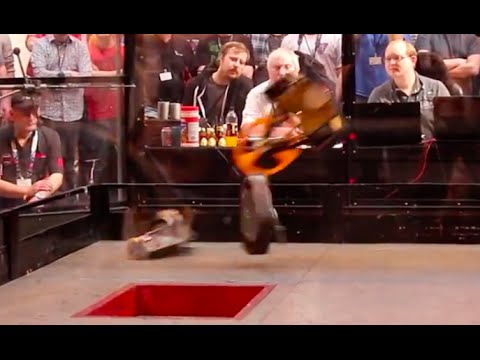 FRA Q8 - Ironside 2 v Catharsis v Twisted Sister - RC Combat Robot Wars - 2015 RC World Champs