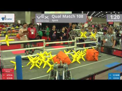 2017 VRC-MS Spir Q108 - 6751A 8192B vs 12180B 1231D - 29 to 13