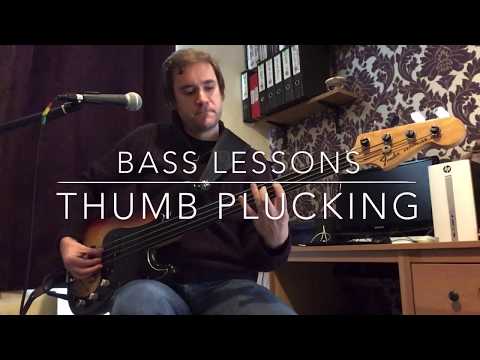 Bass lessons - Thumb plucking