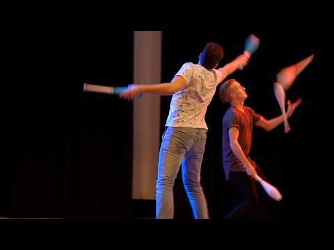 Lauge vs Simon at the Dutch Juggling Championships 2019 Fight Night Combat