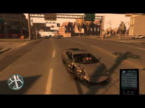 gta lamborghini crash test