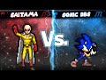 MUGEN AI BATTLE Saitama Vs Sonic DBS
