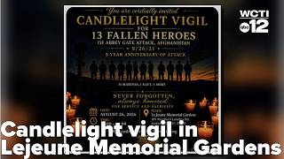 Candlelight vigil in Lejeune Memorial Gardens to honor fallen service members Friday