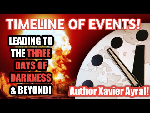 TIMELINE OF EVENTS LEADING TO THE THREE DAYS OF DARKNESS & BEYOND! According to Author Xavier Ayral!