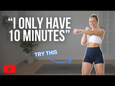 "I ONLY HAVE 10 MINUTES" - Fun HIIT Workout (Beginner Friendly)