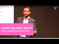 Jared Delaney-Smith and Talal Khan of Credit Suisse Next Investors at FINTECH+ 2018 in Zurich Jared Delaney-Smith and Talal Khan of Credit Suisse Next Investors at FINTECH+ 2018 in Zurich