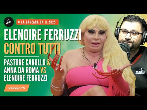 Elenoire Ferruzzi CONTRO TUTTI - Pastore Carollo & Anna da Roma | La Zanzara del 04.11.2025