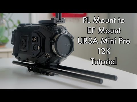 Blackmagic design ursa mini pro ef mount