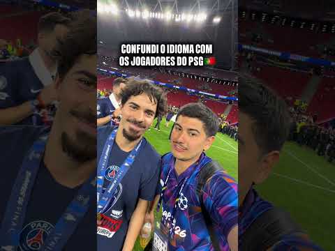 FALEI EM INGLÊS COM OS PORTUGUESES DO PSG!