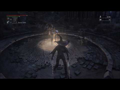 Easiest way to kill 3 Yahar'gul hunters in Bloodborne.