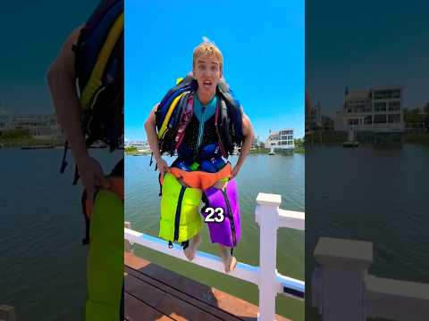 How many life jackets does it take to float?!…