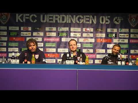 Uerdingerblock KFC Uerdingen - Würzburger Kickers Pressekonferenz