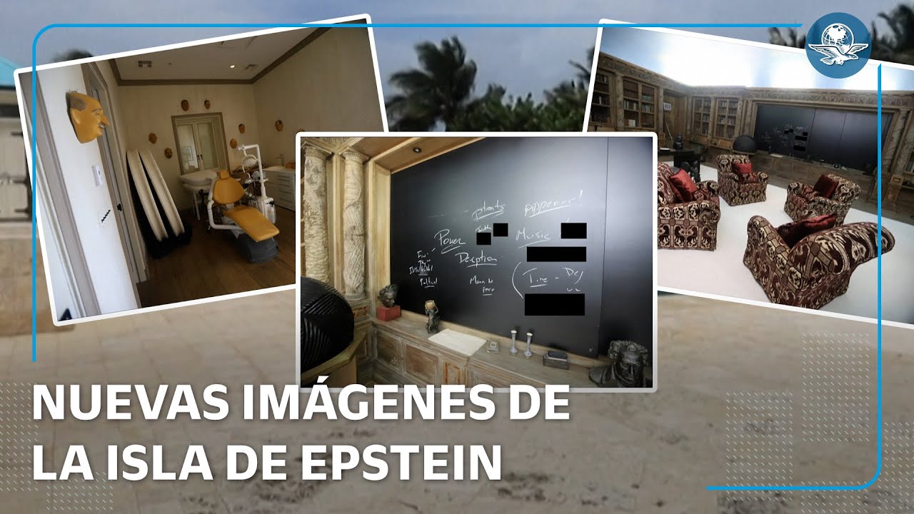 Revelan fotos inéditas de la isla privada de Jeffrey Epstein