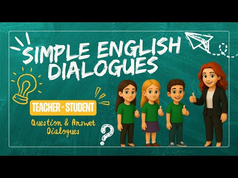 English Speaking Practice for Students | 14 Real Dialogues  | Basic Questions and Answers