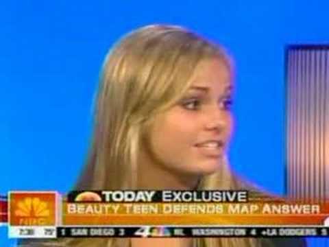 Miss Teen USA 2007 South Carolina Responds on Today show