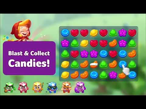 Lollipop & Marshmallow Match3 Video
