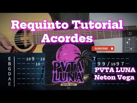 Pvta Luna - Neton Vega - Requinto Tutorial - Acordes - TABS 