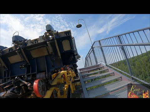 Batwing POV 4K Back Row 60fps Six Flags America Bowie, MD