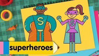 How to Draw Superheroes | Super Simple Draw