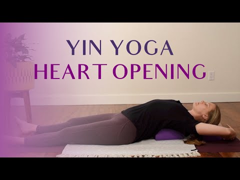 Yin Yoga Heart Opening | 60 min Yin Yoga for Emotional Healing 💛