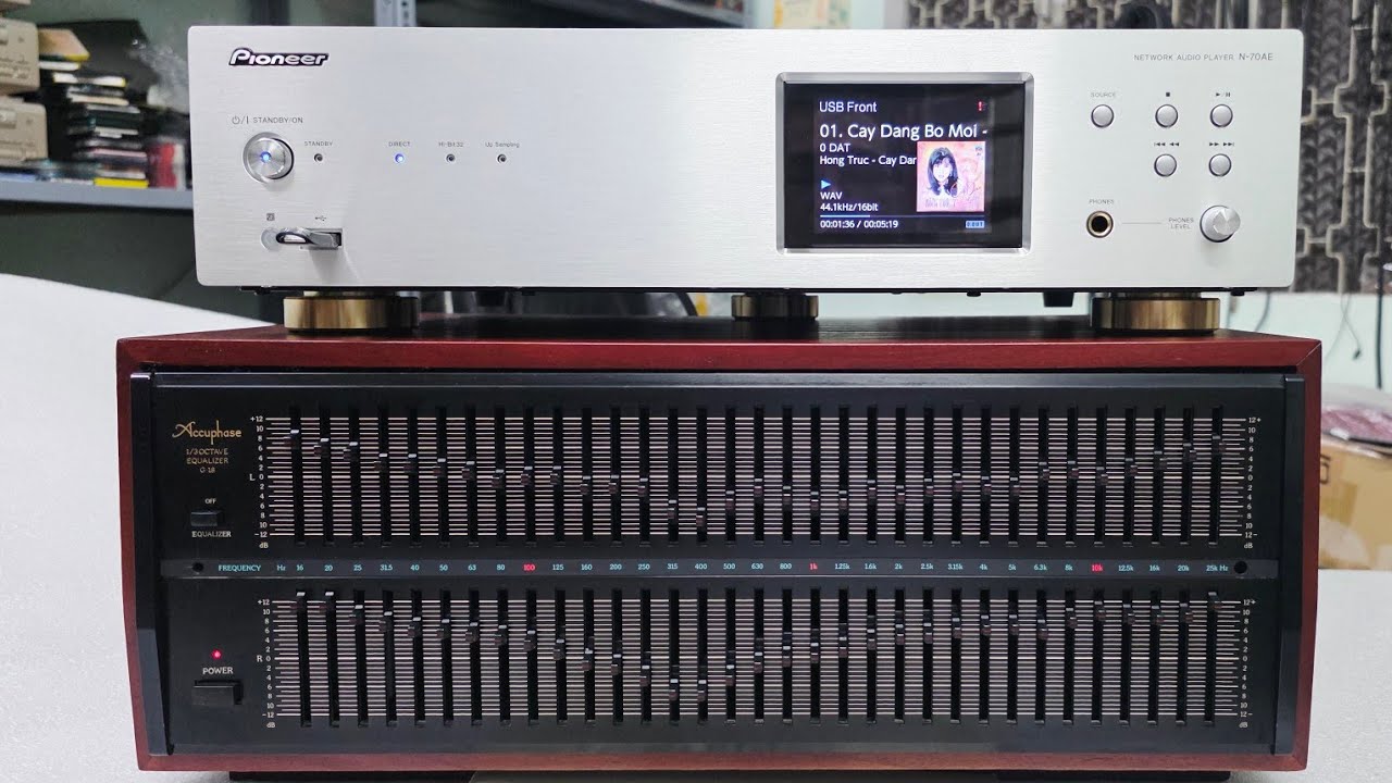 Pioneer N-70AE thùng xốp (0496) cực đẹp. EQ Accuphase G-18B (Y322) cực VIP. MD Sài Gòn : 0907406222.