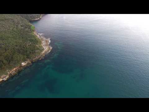 Pristine beach, A fly over Sydney Beach- La perouse-Drone 4K