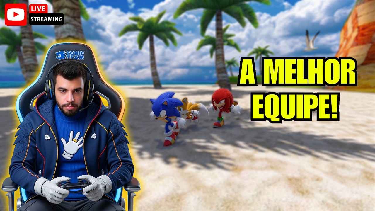 SONIC HEROES : 🎮 A MELHOR EQUIPE DE TODOS OS TEMPOS VOLTOU! 100% AO VIVO!