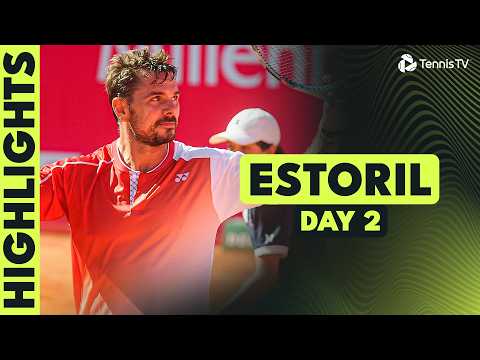 Wawrinka Takes On Burruchaga; Borges, Faria & More Feature | Estoril 2026 Day 2 Highlights