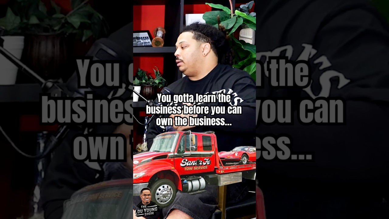You gotta learn the business before you can own the business. @GritsAndEggsPodcast #shorts
