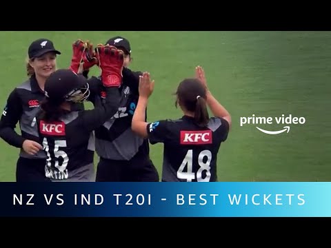Best Wickets | India Women Vs New Zealand Women | T20 Cricket Match | Amazon Prime Video