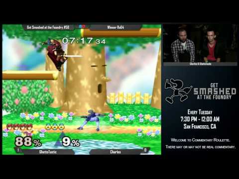 Get Smashed at the Foundry #58 - Winner Ro64: GhettoTastic (Marth) vs Charles (Sheik)