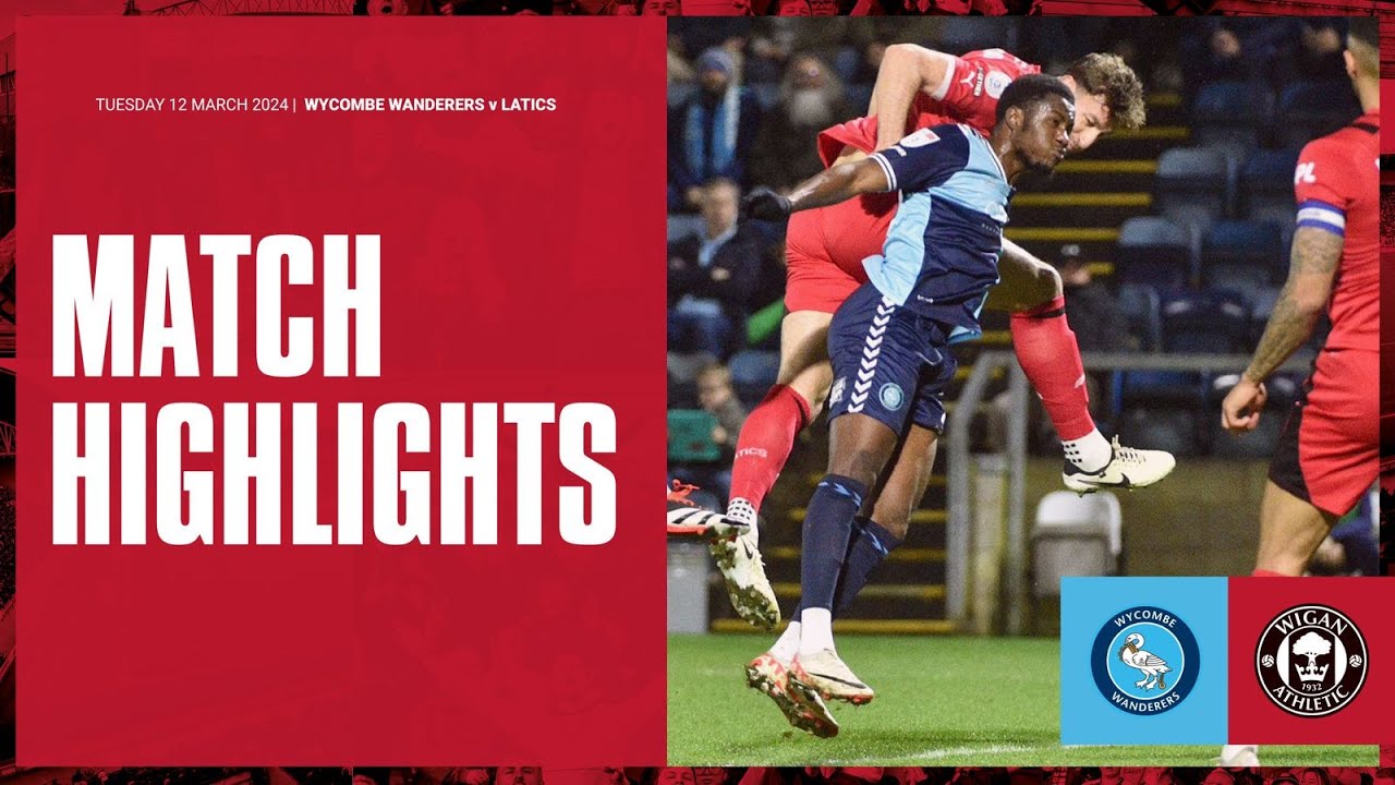 Wycombe Wanderers vs Wigan Athletic highlights