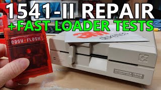 Faulty 1541-II Repair (plus C64 Fast Loader fight!)