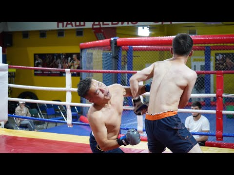 Тот самый бой кикбоксера Патрона против борца  VS Саяк